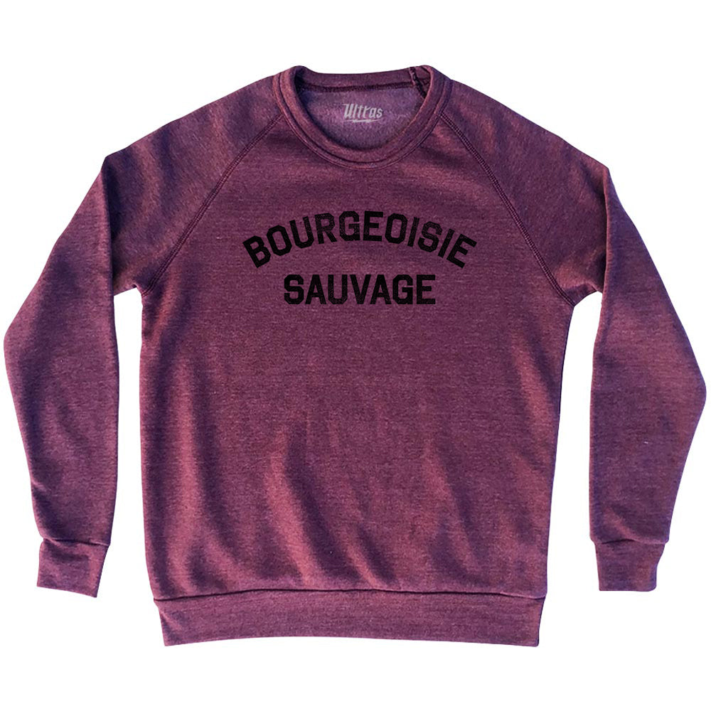 Tribe Lacrosse Bourgeoisie Sauvage Adult Tri-Blend Sweatshirt